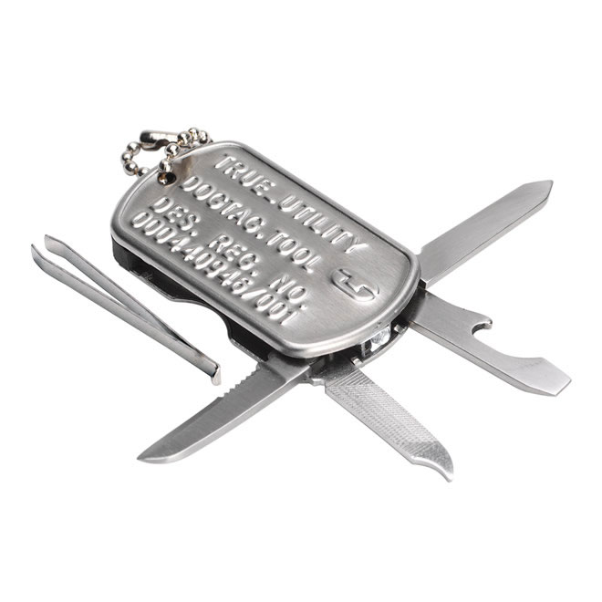 Брелок нож с фонариком dog tag tool tu30 True Utility. Брелок нож с фонариком dog tag tool tu30 True Utility.