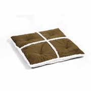 Подушка на сиденье Овчина коричневая