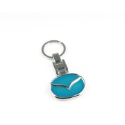 Автобрелок для ключей автомобиля Mazda синий