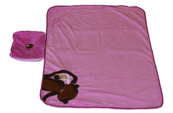 Накидка-одеяло детское Monkey (розовый)